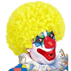 Imagine Peruca clown galbena Guirca 60046