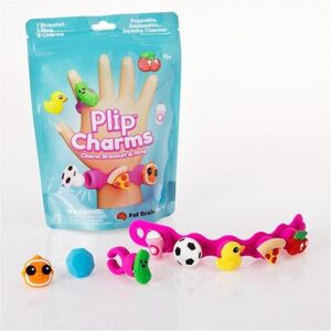 Imagine Set Bratara si inel cu talismane pop-it Plip Charms, turcoaz