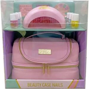 Imagine Set manichiura copii - cu geanta si accesorii pentru unghii - Pink It
