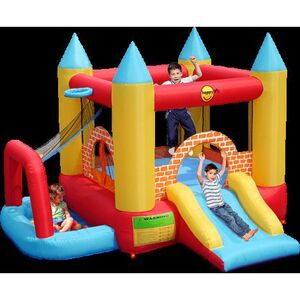 Imagine Spatiu de joaca gonflabil Play center 4 in 1 - Happy Hop