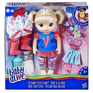 Imagine Bebelusul Baby Alive Cu Hainute De Schimb