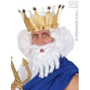 Imagine Peruca si barba caracteriala alba