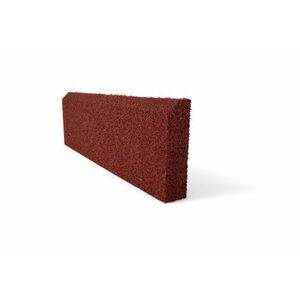 Imagine Bordura de cauciuc (2 bucati/1 ml): 500X160X40 mm - Rosu