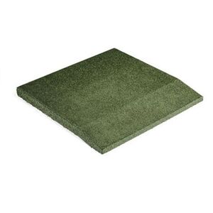 Imagine Bordura de cauciuc tip rampa (2 bucati/1 ml): 500X500X40 mm - Verde
