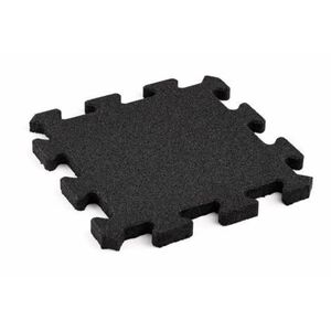 Imagine Dale de cauciuc tip puzzle 500X500X30 mm - Negru