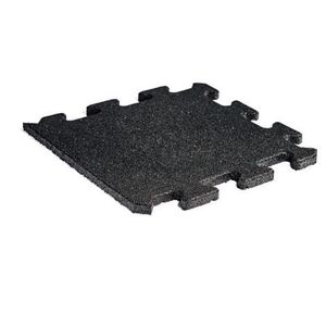 Imagine Bordura/capat de cauciuc tip PUZZLE 500X500X20 mm - Negru