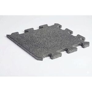 Imagine Bordura/capat de cauciuc tip PUZZLE 500X500X20 mm - Gri