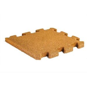 Imagine Bordura/capat de cauciuc tip PUZZLE 500X500X30 mm - Galben