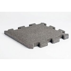 Imagine Bordura/capat de cauciuc tip PUZZLE 500X500X35 mm - Gri