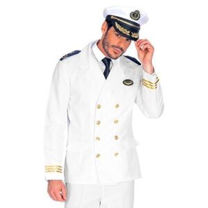 Imagine Costum jacheta alba capitan vas