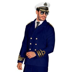 Imagine Costum jacheta albastra capitan vas