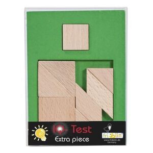 Imagine Joc logic IQ puzzle din lemn Extra piesa-3, Fridolin