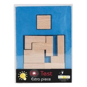 Imagine Joc logic IQ puzzle din lemn Extra piesa-5, Fridolin