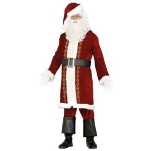 Imagine Costum mos craciun insertii aurii
