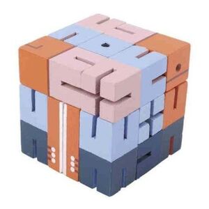 Imagine Joc logic IQ 3D puzzle Baiat albastru, Fridolin