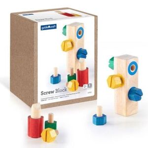 Imagine Screw Block, joc de indemanare cu suruburi, Guidecraft