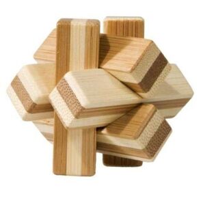 Imagine Joc logic IQ 3D Puzzle in cutie metalica Knot, Fridolin