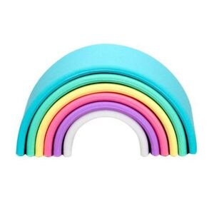 Imagine Rainbow, joc montessori de stivuire, 6 piese, nordic