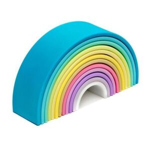 Imagine Rainbow, joc montessori de stivuire, 12 buc, nordic