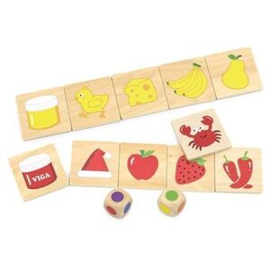 Imagine Puzzle de asociere din lemn, Invatam culorile
