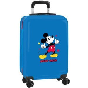 Imagine Troler Mickey Mouse cu carcasa rigida, 34x55x20 cm