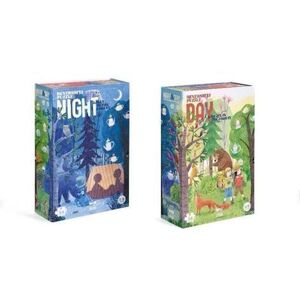 Imagine Puzzle reversibil Zi si noapte in padure, Londj