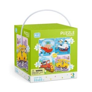 Imagine Vehicule, puzzle 4 in 1