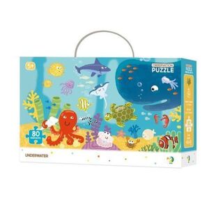 Imagine Puzzle de observare, Animale marine, 80 piese