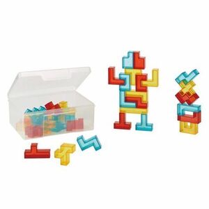 Imagine Puzzle Pentomino, forme 3D si carduri cu activitati