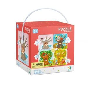 Imagine Anotimpurile, puzzle 4 in 1