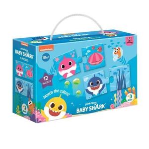 Imagine Puzzle duo de potrivire a culorilor, Baby Shark