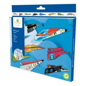 Imagine Set origami avioane, 18 modele