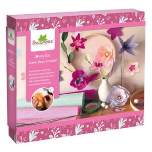 Imagine Atelier creativ, Flori din hârtie creponată, Sycomore
