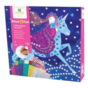 Imagine Set creativ mozaic, Unicorni, 1500 piese
