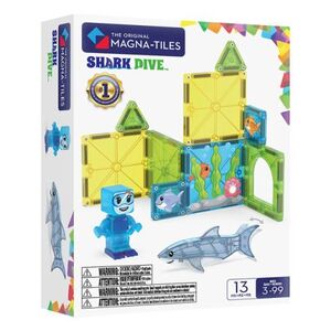 Imagine MAGNA-TILES Shark Dive, set magnetic