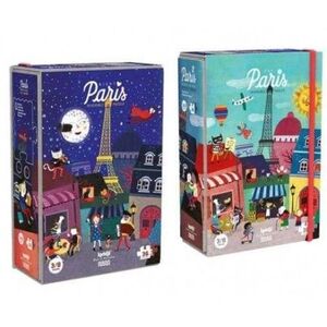 Imagine Puzzle Noapte si zi la Paris, Londji