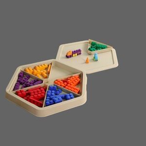 Imagine Set de 6 tavi triunghiulare pentru activitati multisenzoriale