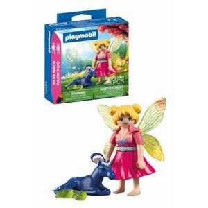Imagine Playmobil - Set 2 figurine zana cu pui de unicorn