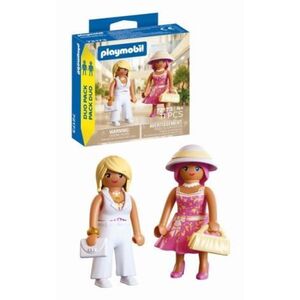 Imagine Playmobil - Set 2 figurine prietene la shopping
