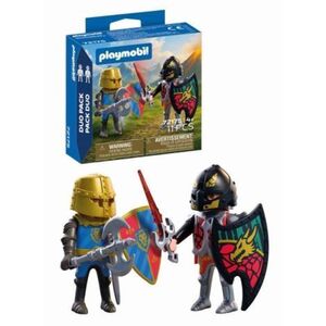 Imagine Playmobil - Set 2 figurine cavaleri rivali