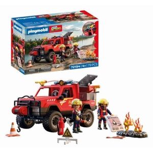 Imagine Playmobil - Jucarie de rol Masina Pickup de pompieri