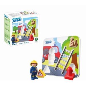 Imagine Playmobil - Junior Puzzle-ul pompierului