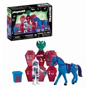 Imagine Playmobil - Monster High Abbey si dulapurile scolare