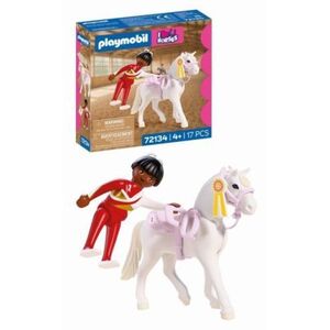 Imagine Playmobil - Jucarie de rol Saritura ecvestra
