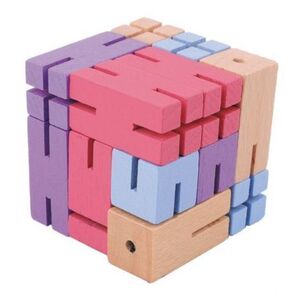Imagine Joc logic IQ Puzzle 3D Figurina violet, Fridolin