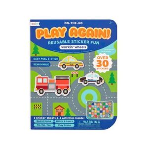 Imagine Set planse si jocuri cu abtibilduri repozitionabile - Vehicule