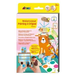 Imagine Set creativ 2 in 1 - Pictura si Origami - Animale prietenoase