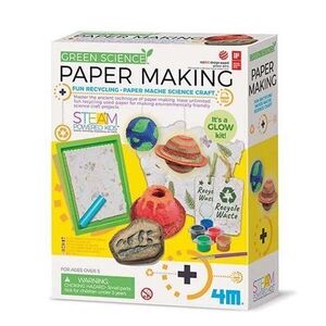 Imagine Kit stiintific - tehnica Paper Mache, Stiinta Verde - Green Science