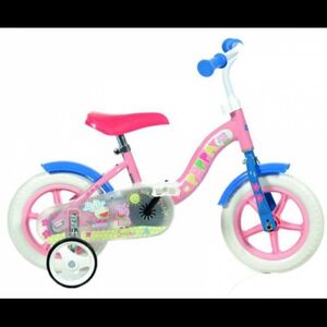 Imagine Bicicleta copii 2-3 ani, 10 inch, Purcelusa Peppa, Dino Bikes DB108LPGS