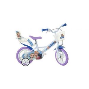 Imagine Bicicleta copii 3-5 ani, 12 inch, Craiasa Zapezii, Dino Bikes DB124RLSQ